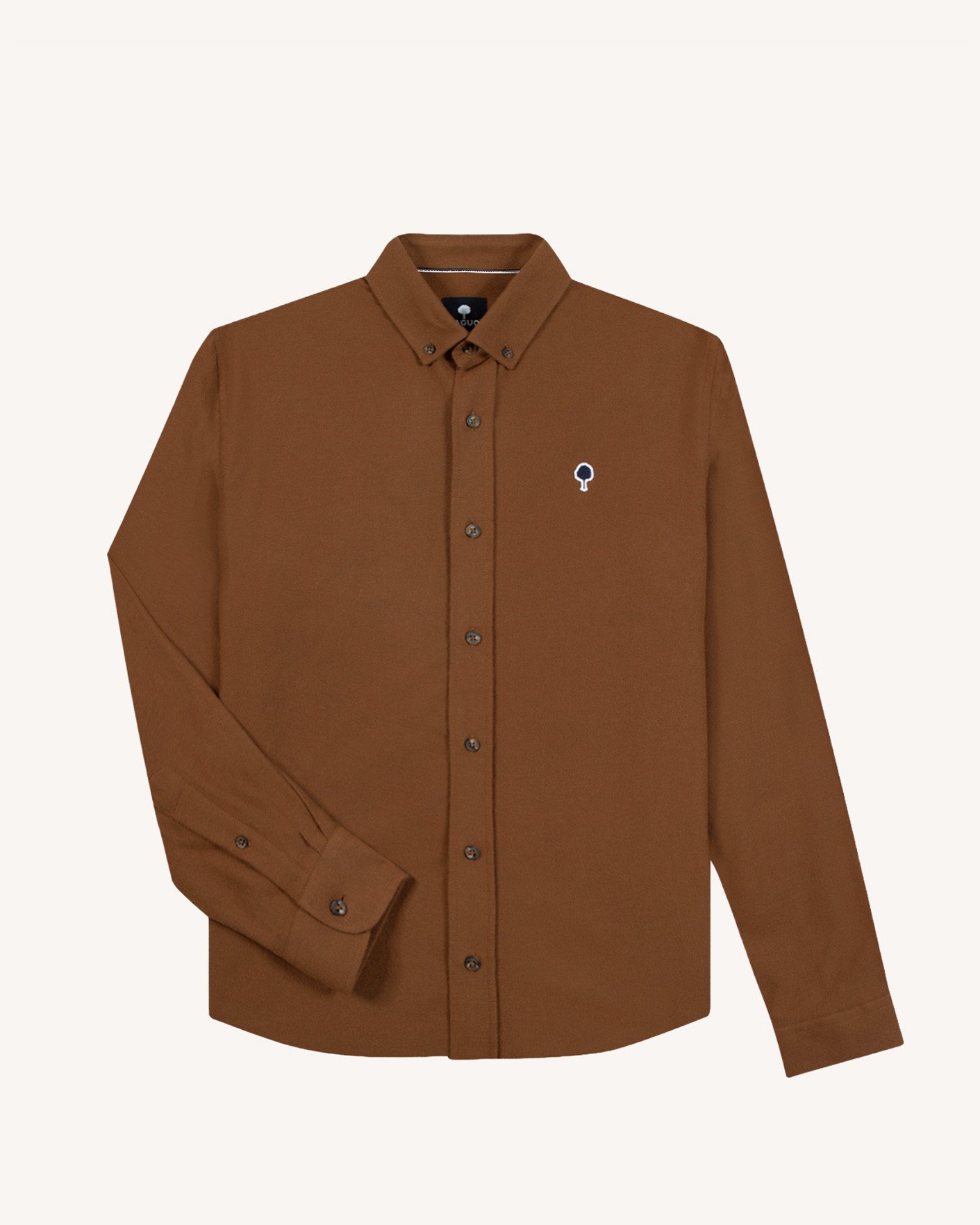 Chemise camel coton - IVOY