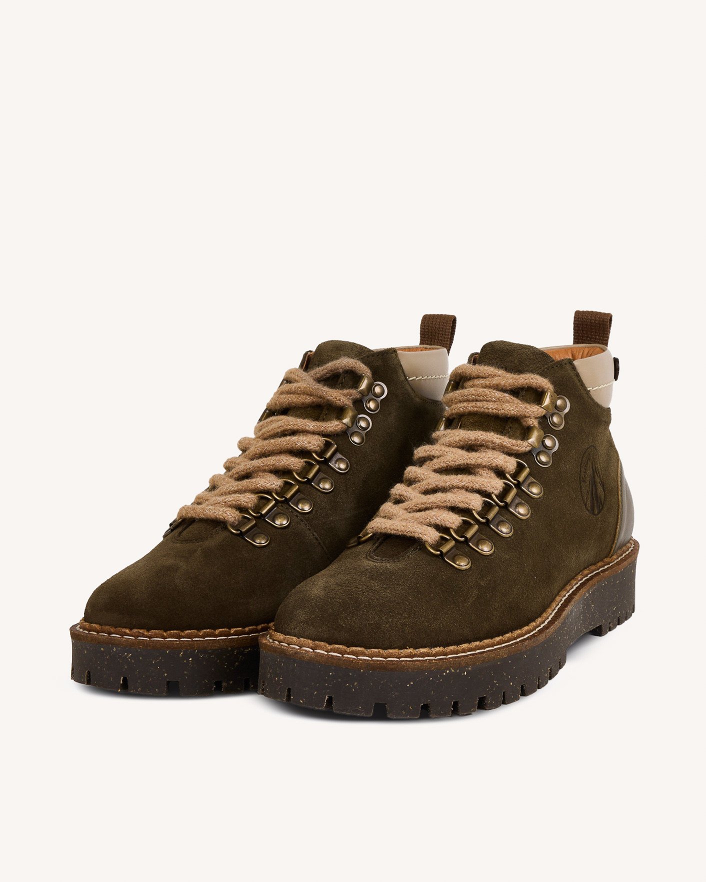 Boots kaki cuir suède - HAWTHORN