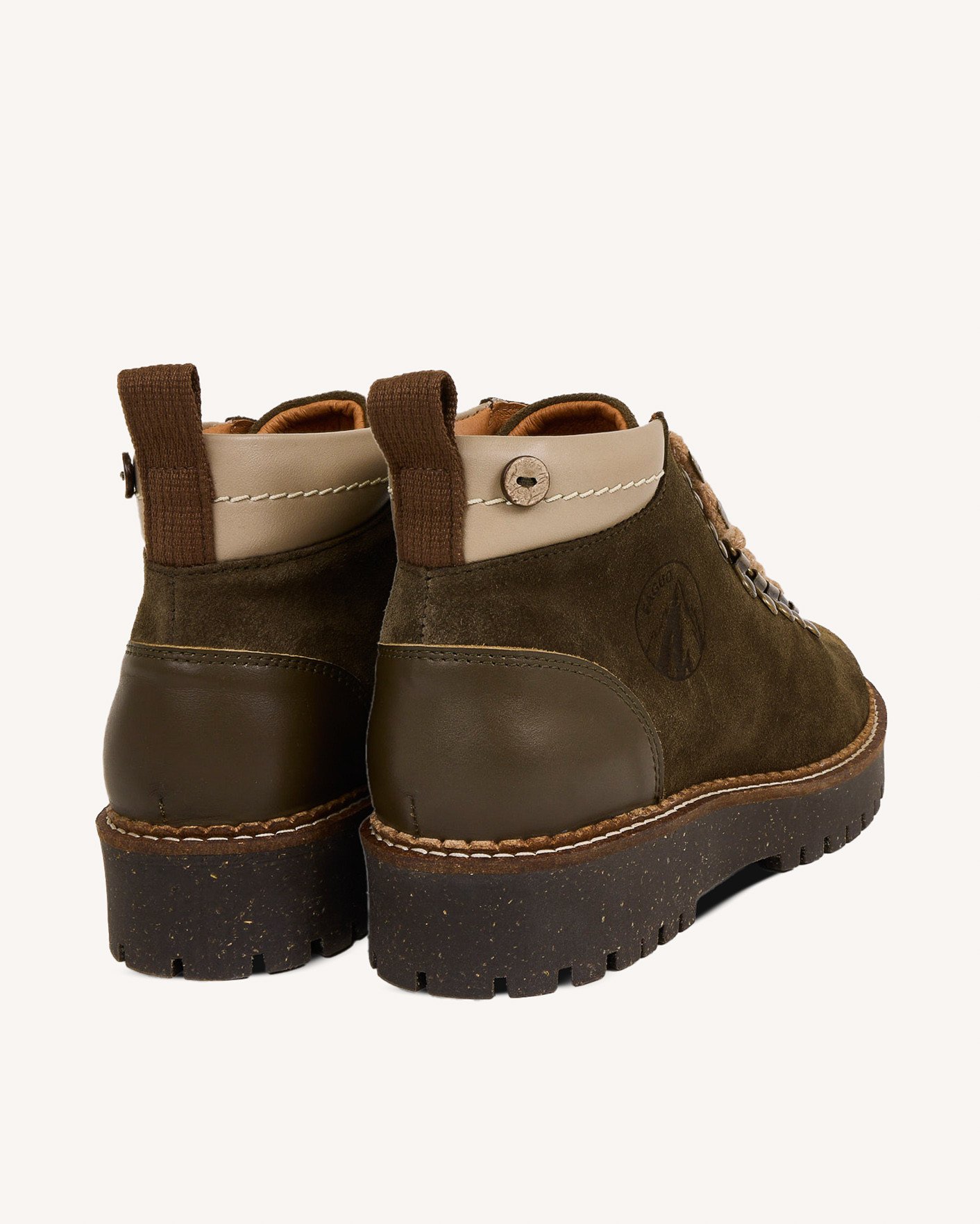 Boots kaki cuir suède - HAWTHORN