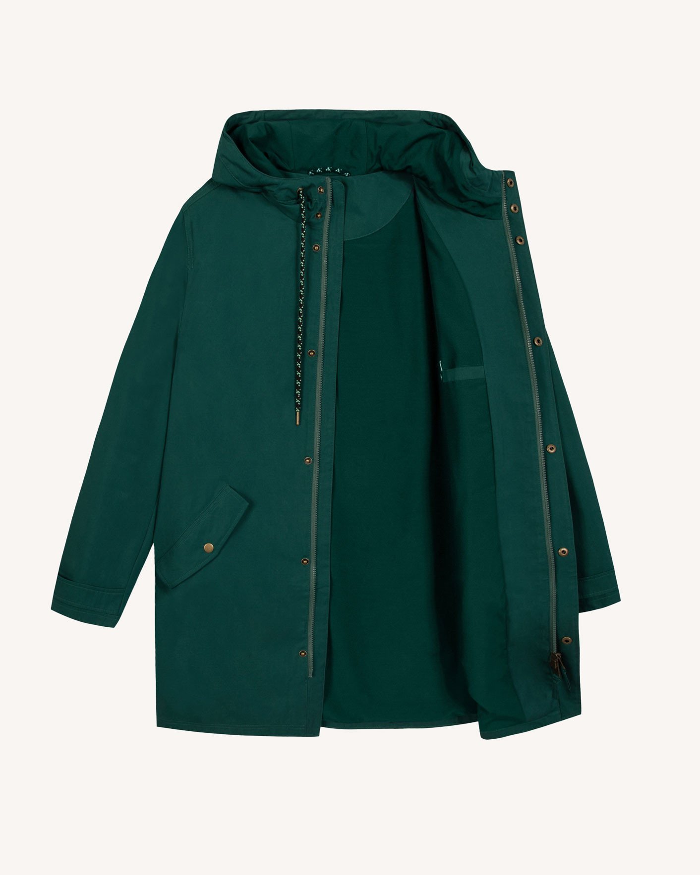 Veste coupe-vent vert sapin - GRESIGNE
