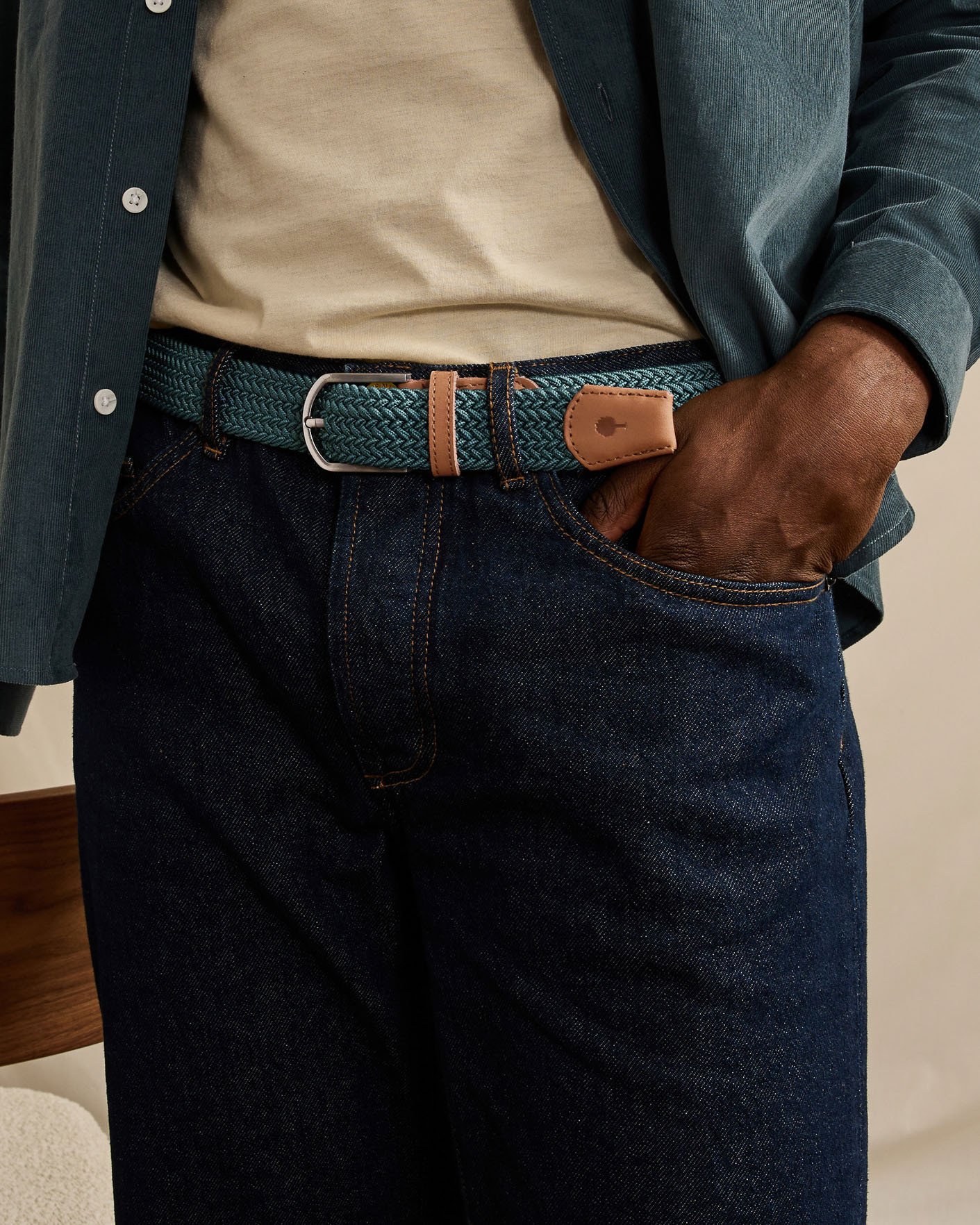 Ceinture vert canard - BELT