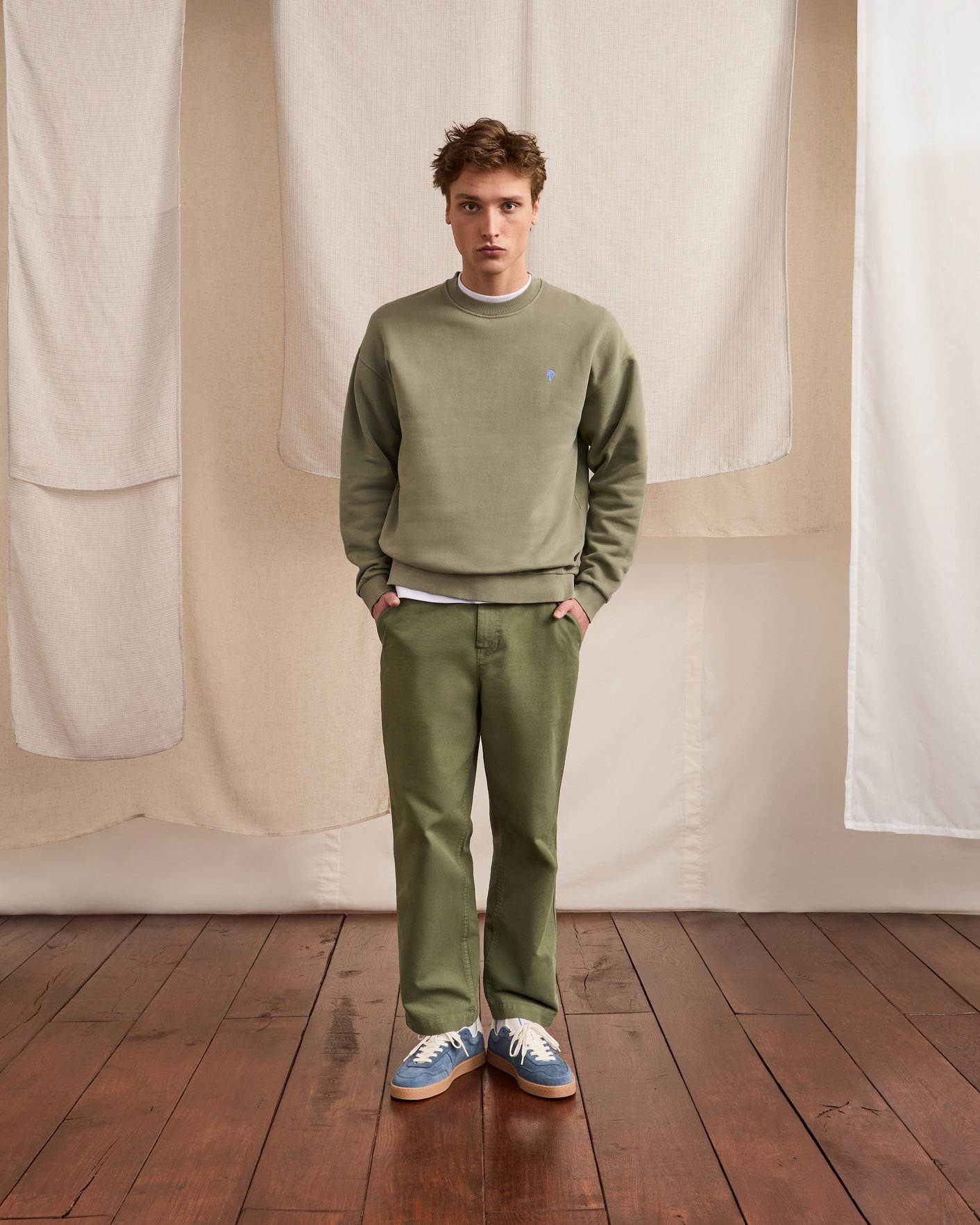 Sweat vert kaki - FANGO