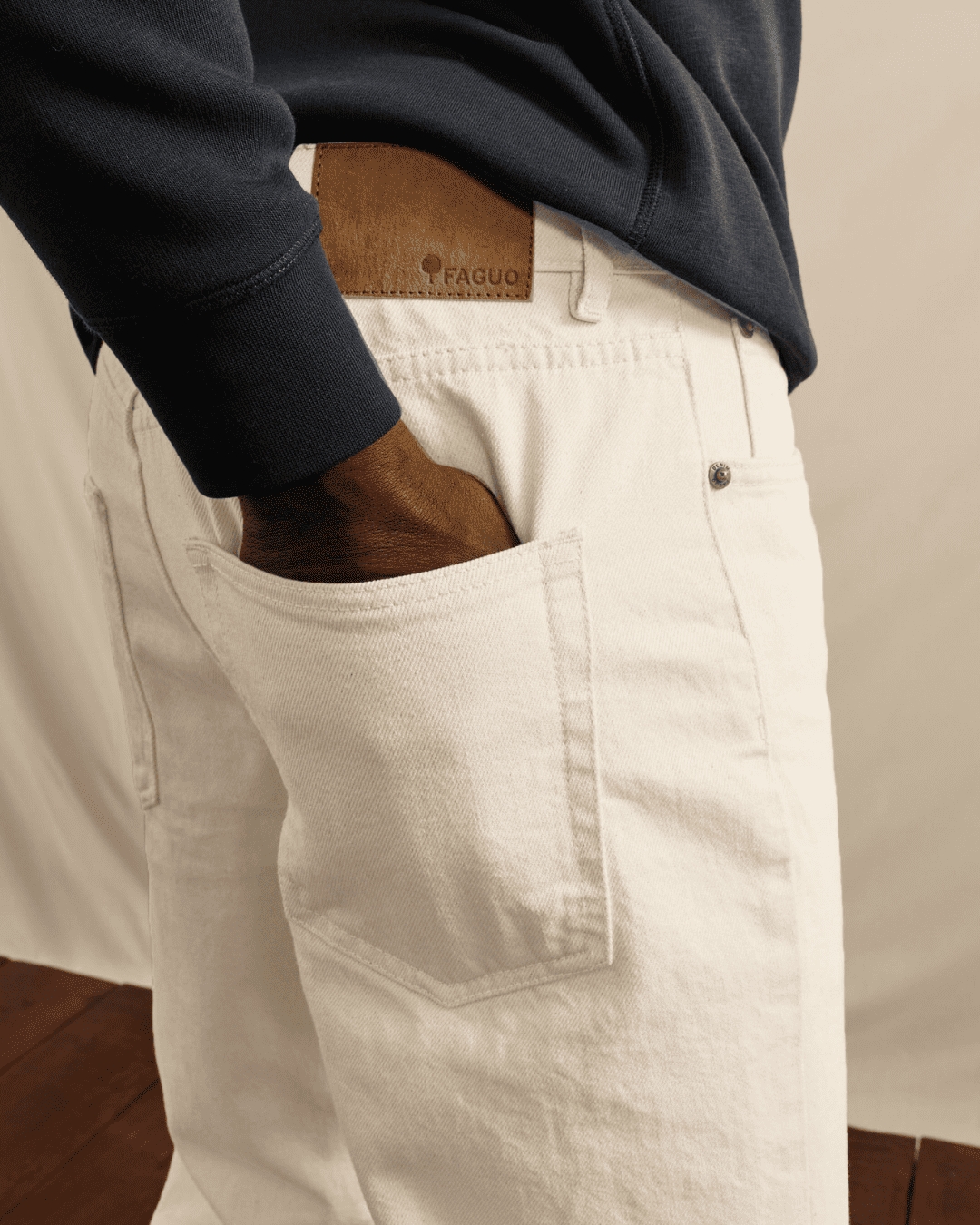 Jean fuselé écru - TAPERED