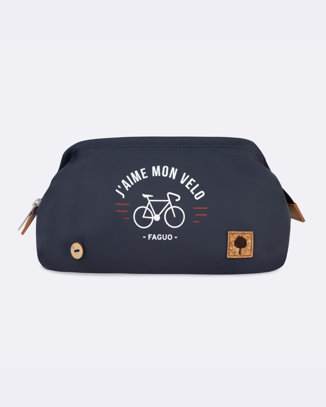 Trousse de toilette bleu marine J'aime mon vélo - WASHBAG