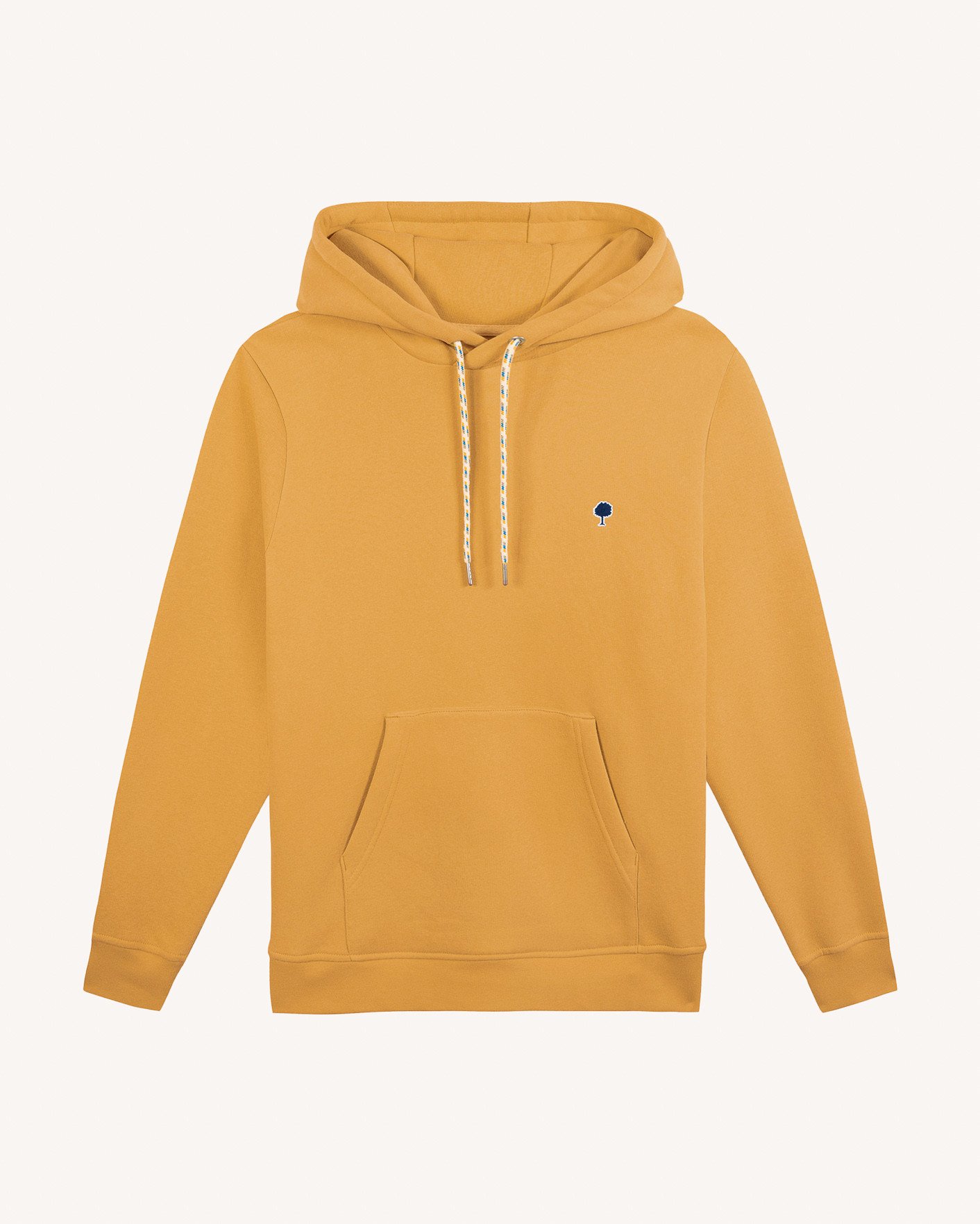 Sweat à capuche ocre coton - DIRAC