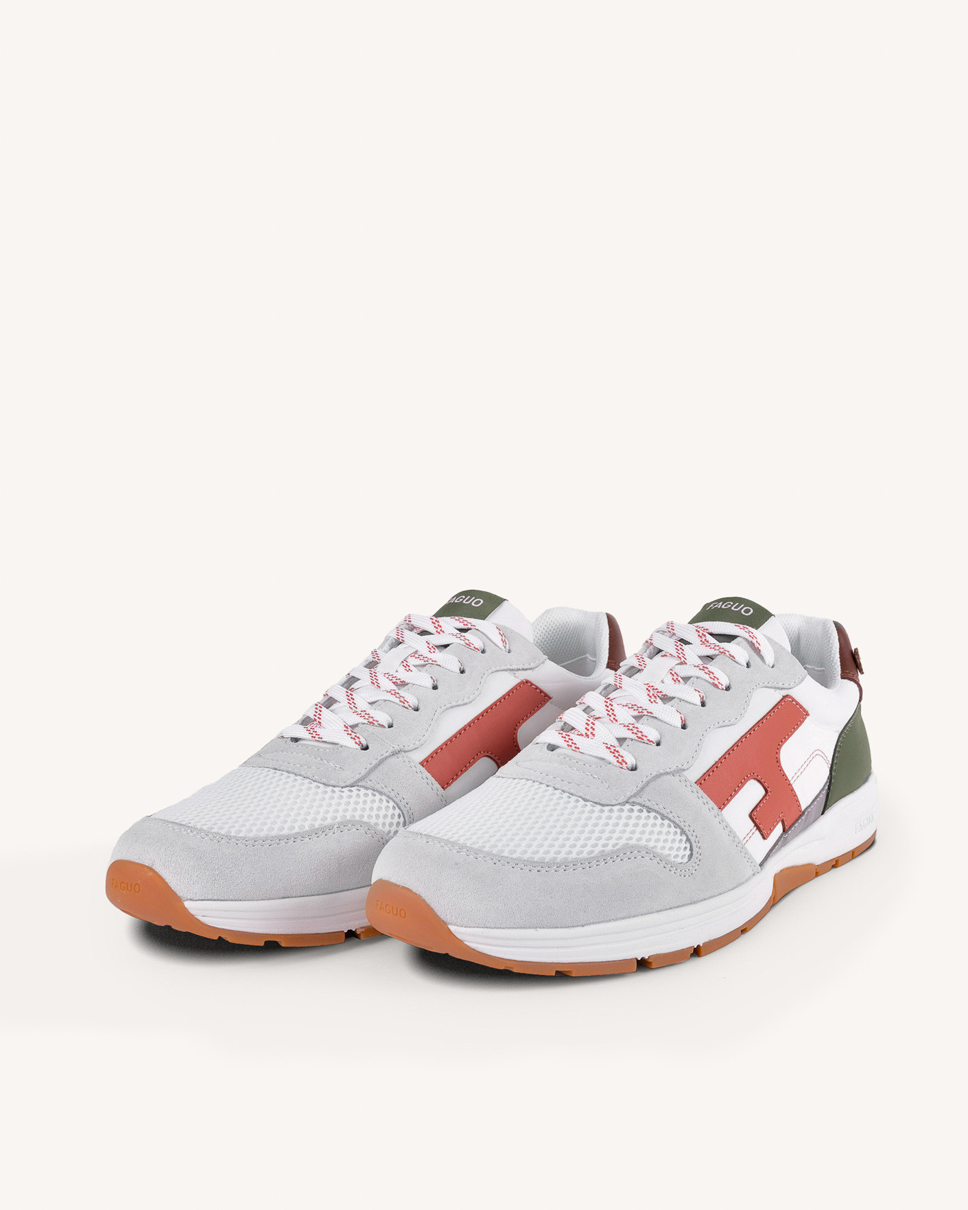 Baskets blanches & terracotta - OLIVE