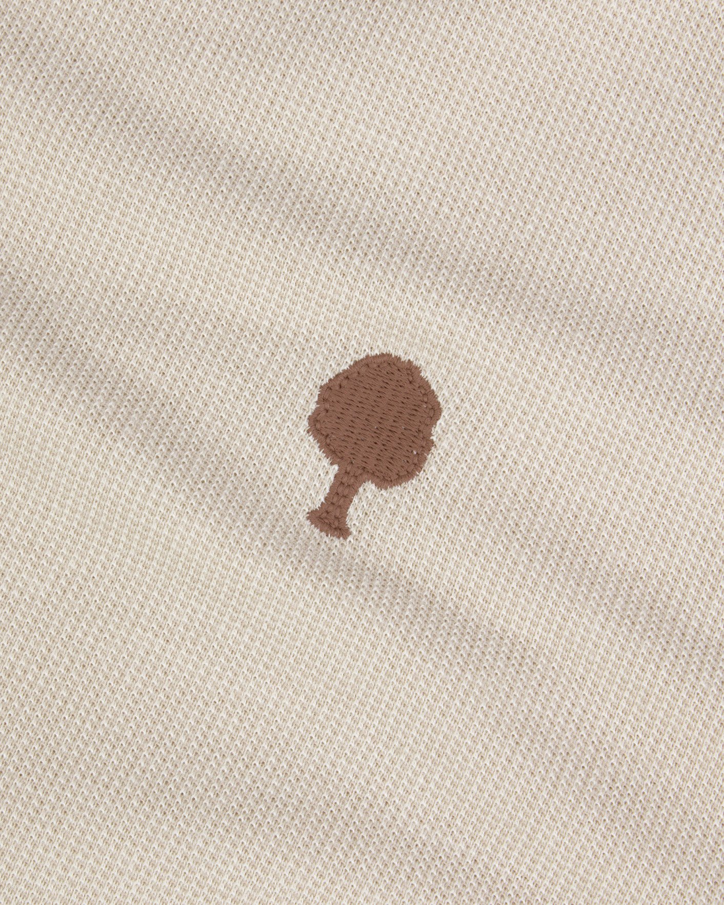 T-shirt beige chiné coton - BAILLY