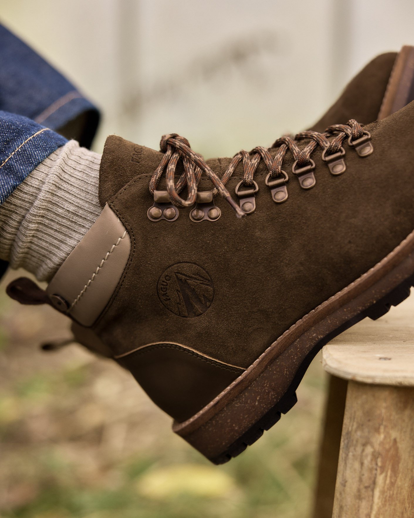 Boots kaki cuir - HAWTHORN