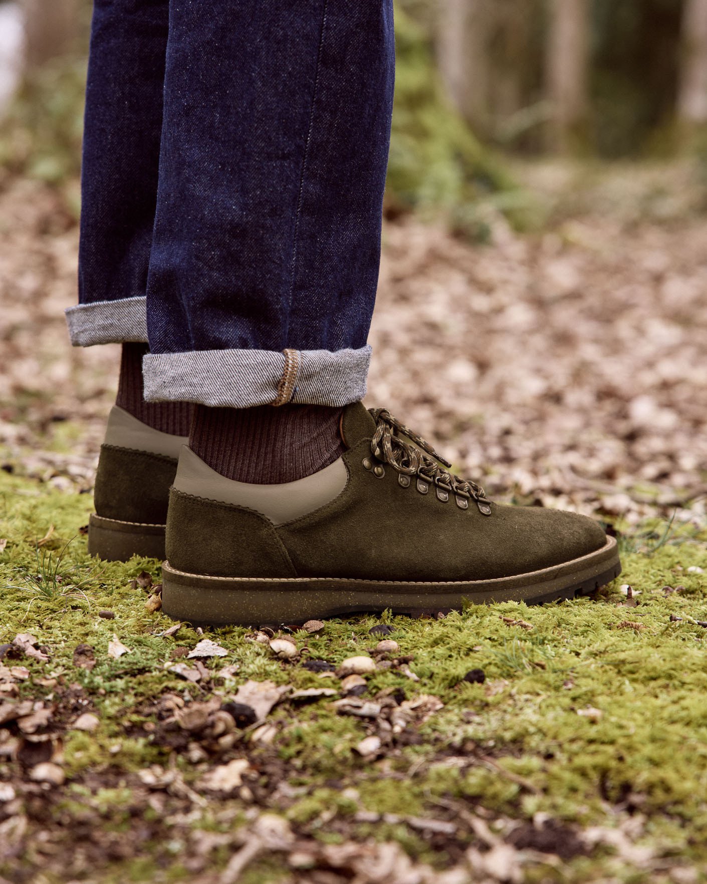 Boots kaki suède - HAWTHORN LOW