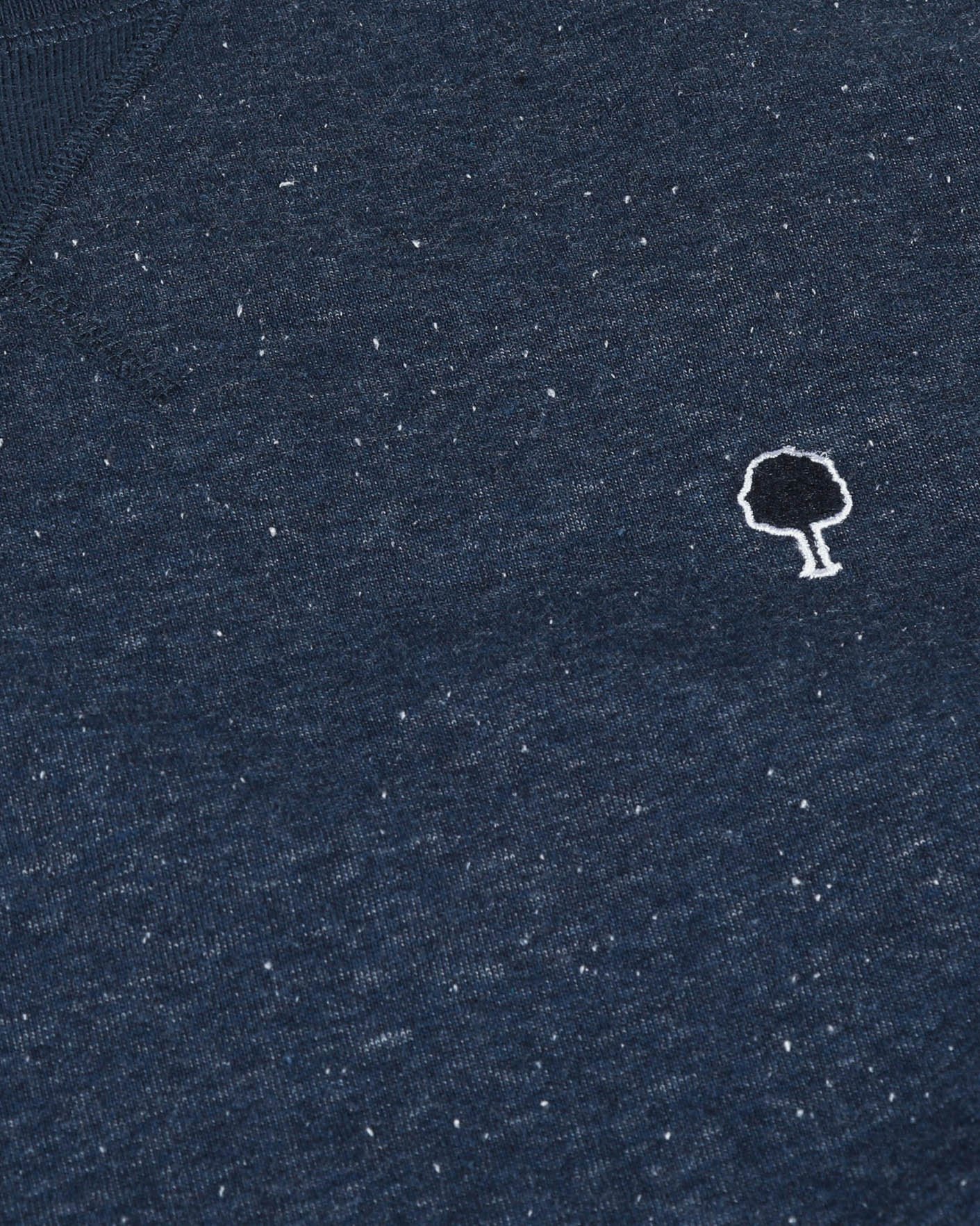 Sweat col rond bleu marine coton - DONON
