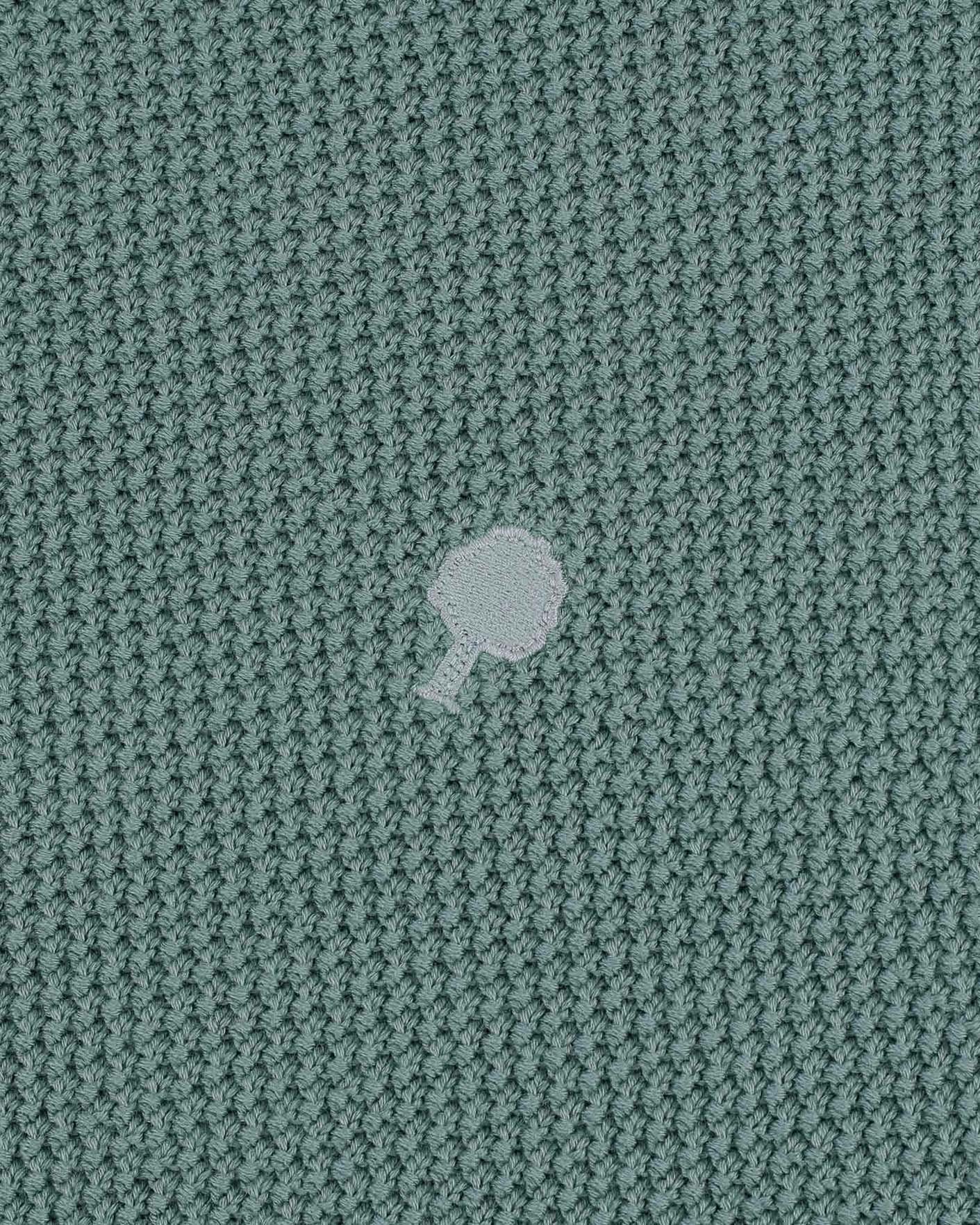 Pull en coton vert d'eau - OPALE