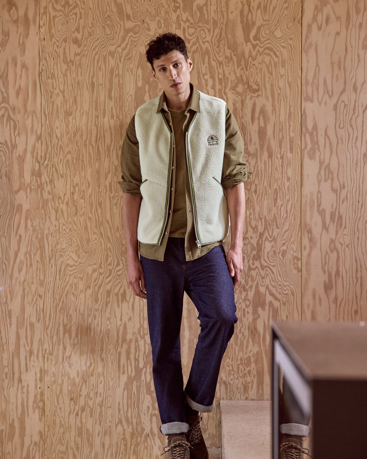 Veste sans manches écrue - TEILLAY