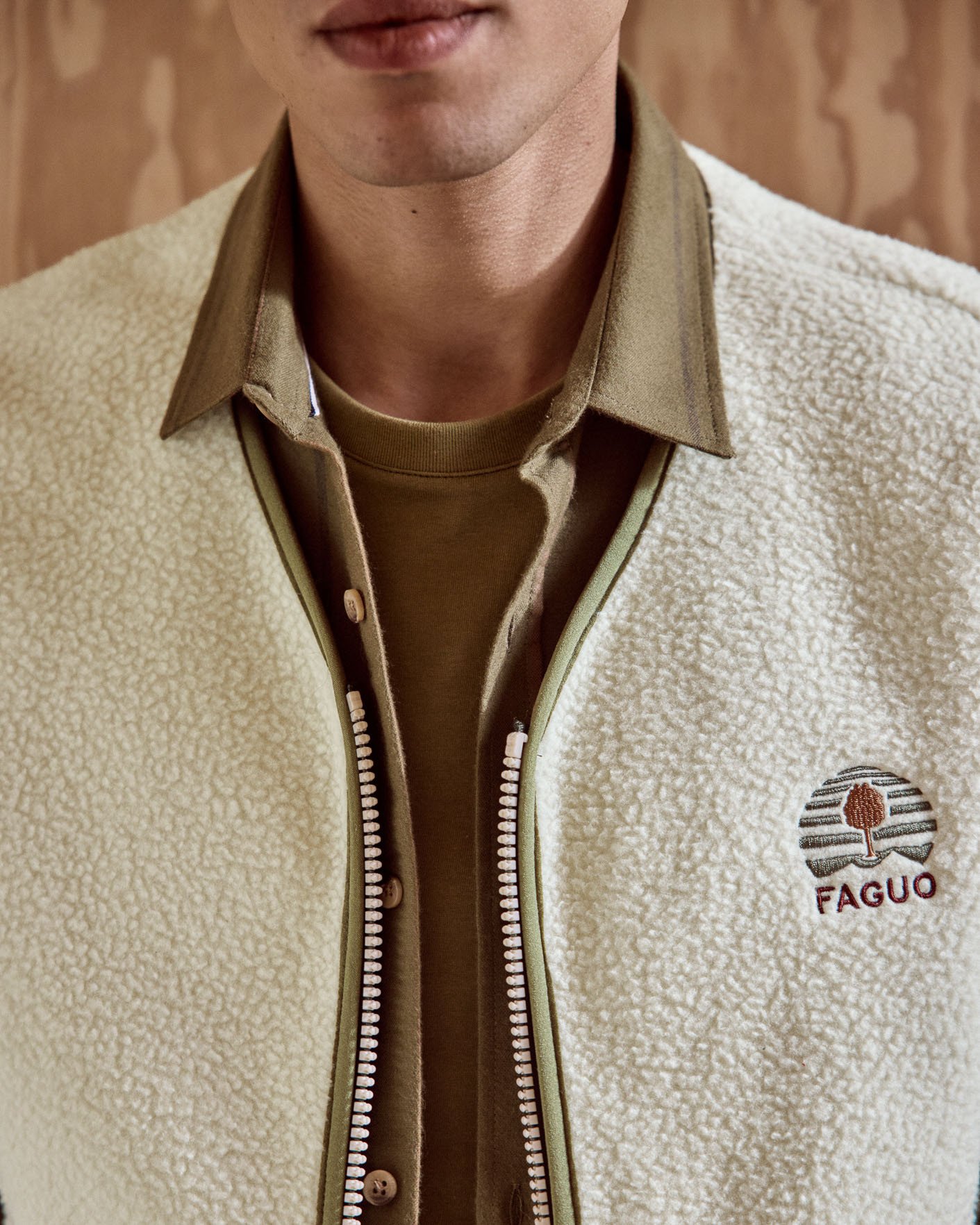 Veste sans manches écrue - TEILLAY