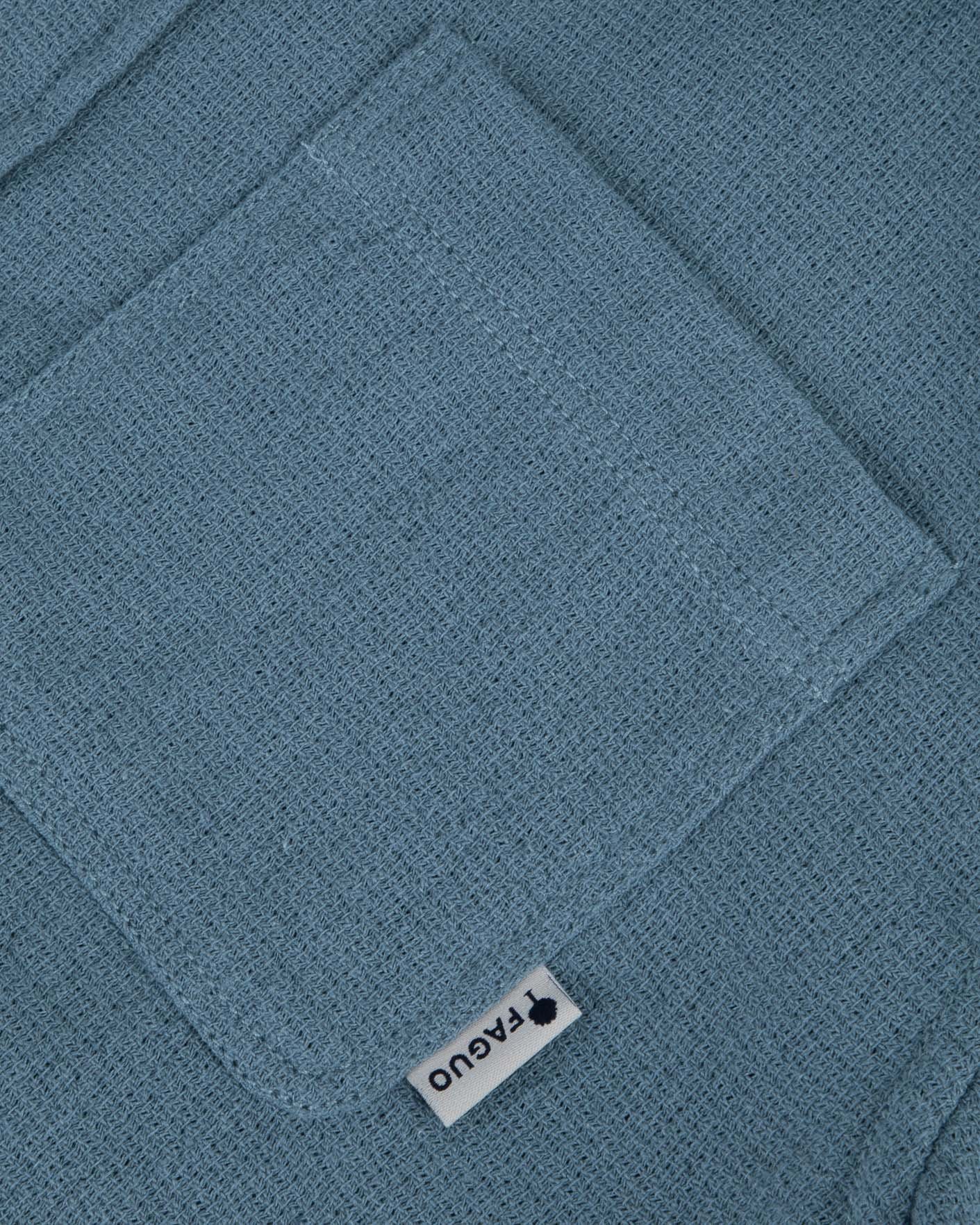 Chemise bleu marine coton - SIGNY