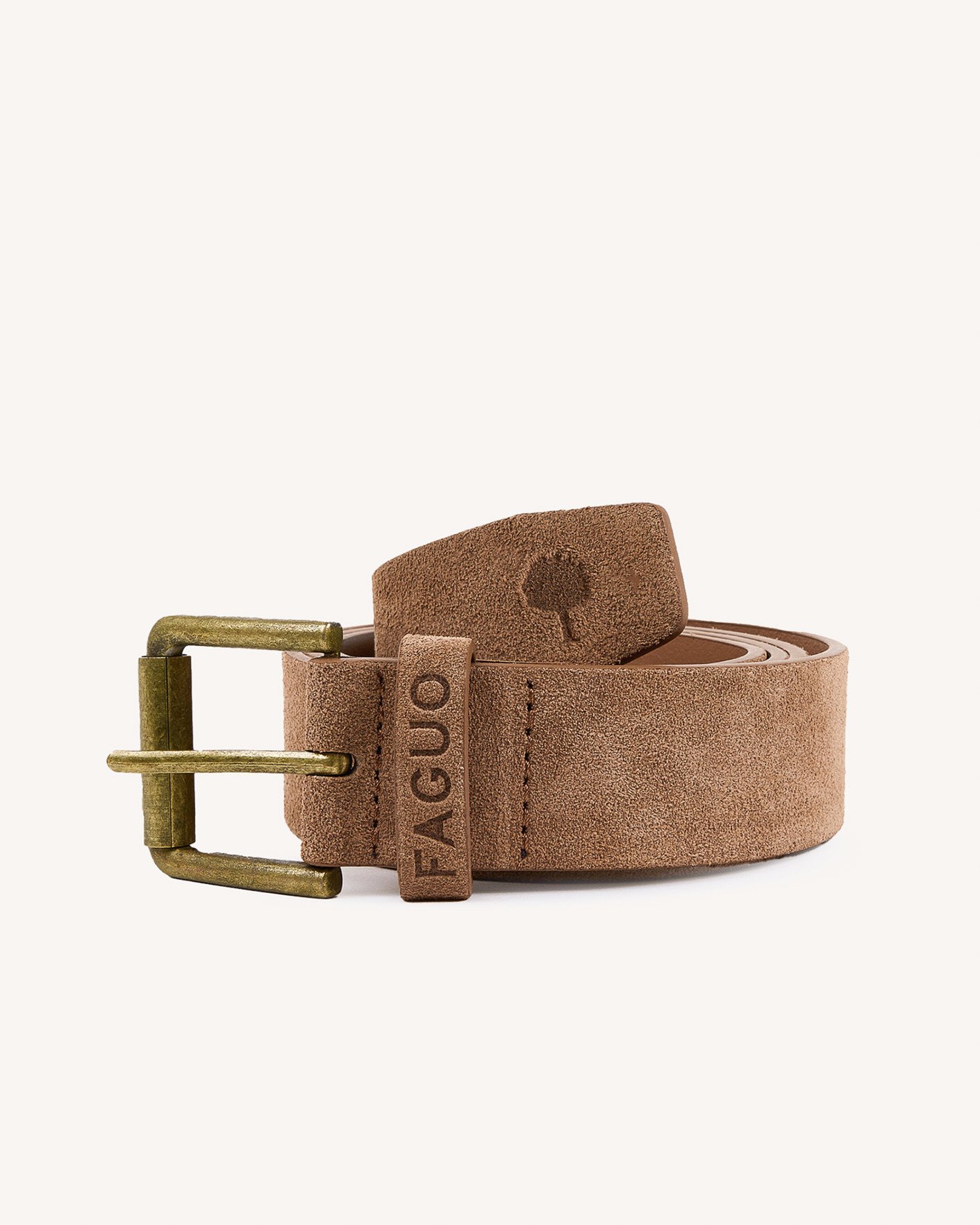 Ceinture en cuir camel - BELT