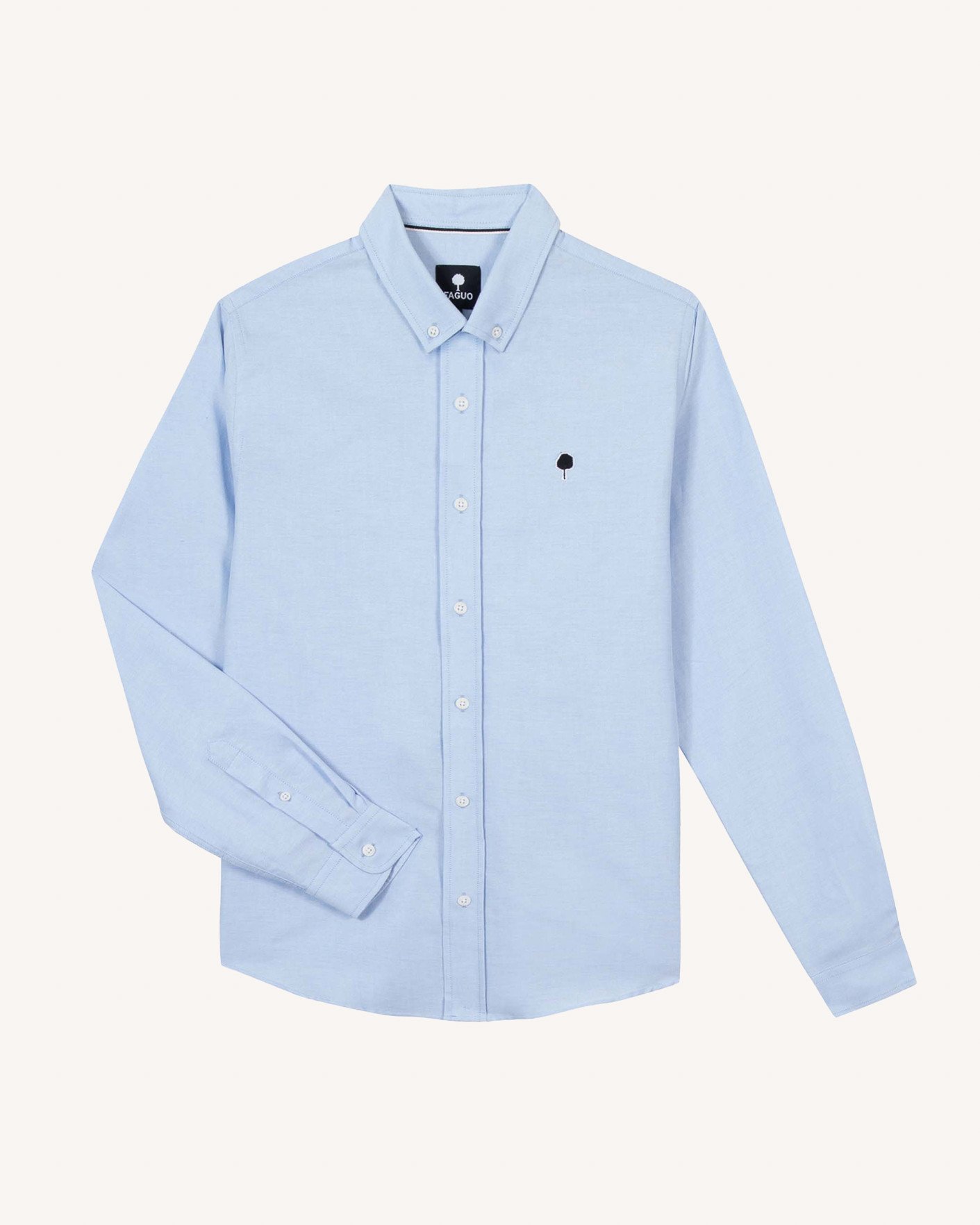 Chemise bleu ciel coton - IVOY