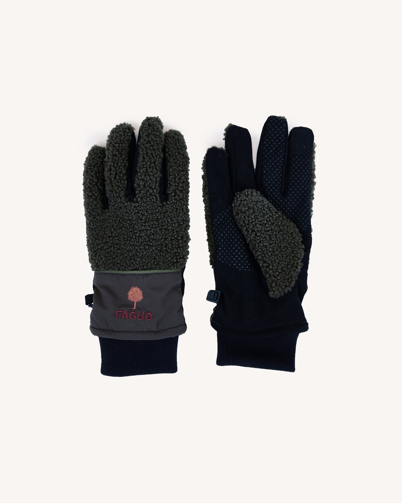 Gants chauds vert foncé - GLOVES