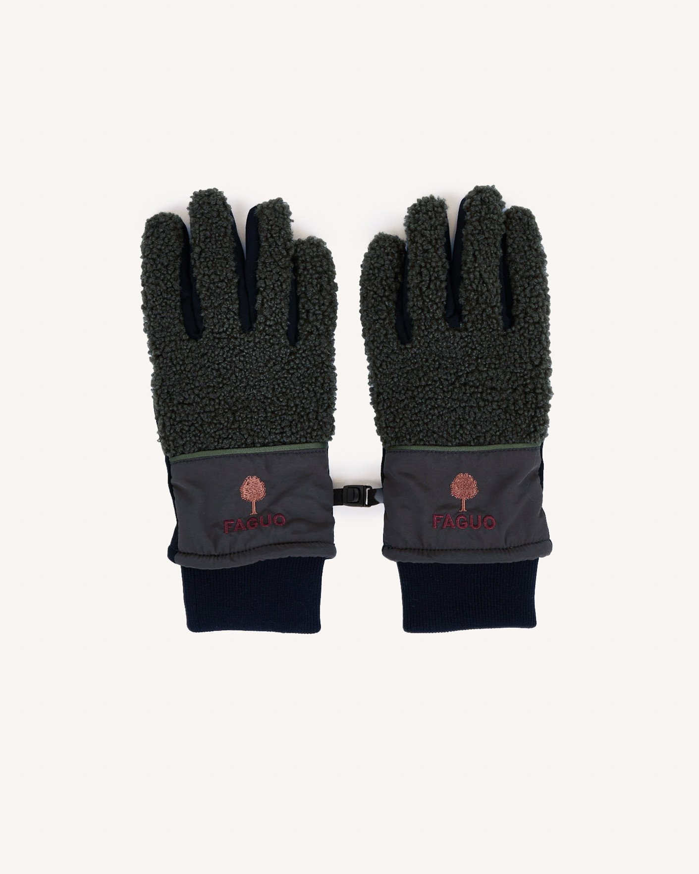 Gants chauds vert foncé - GLOVES
