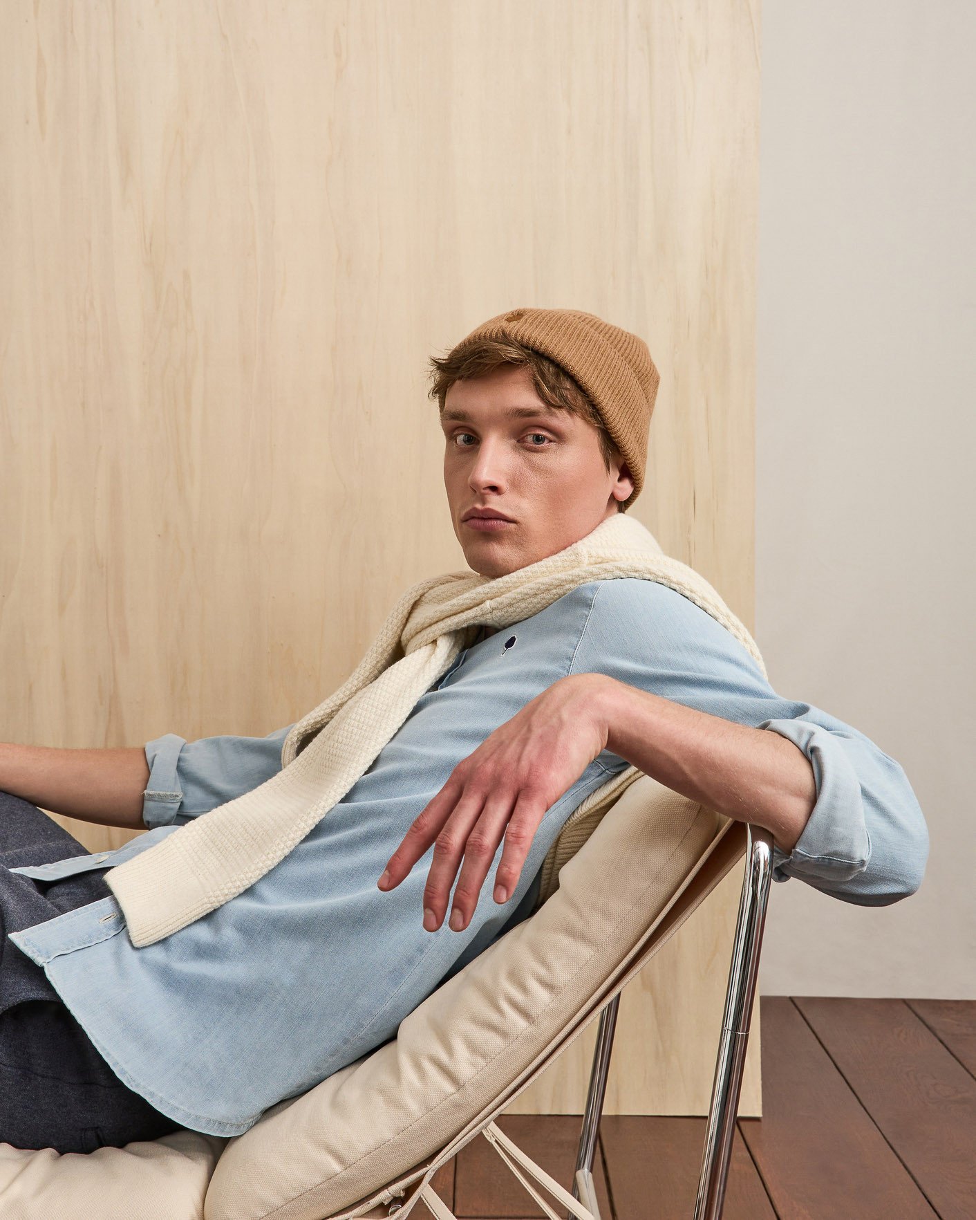 Bonnet camel laine - BEANIE