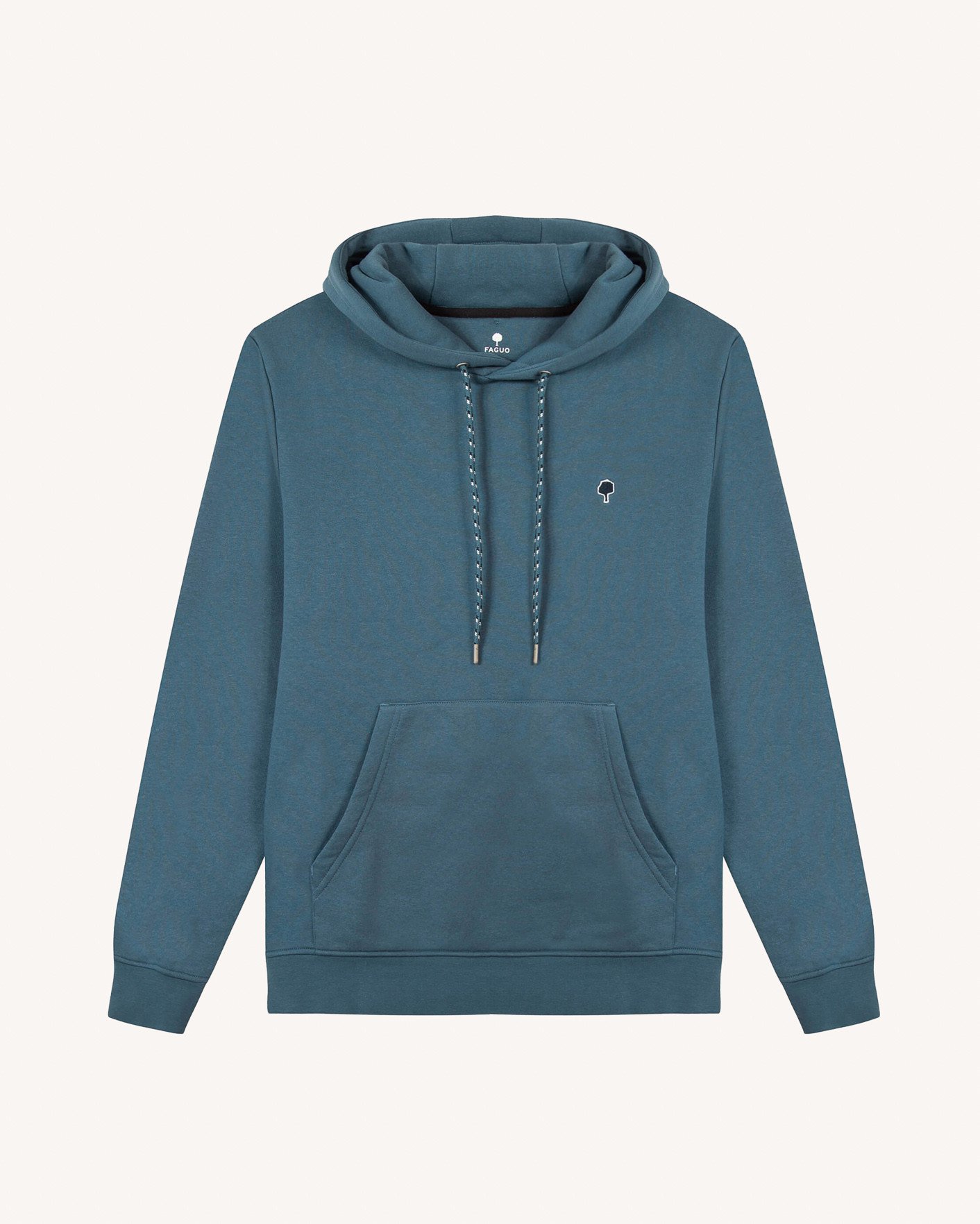 Sweat à capuche bleu coton - DIRAC
