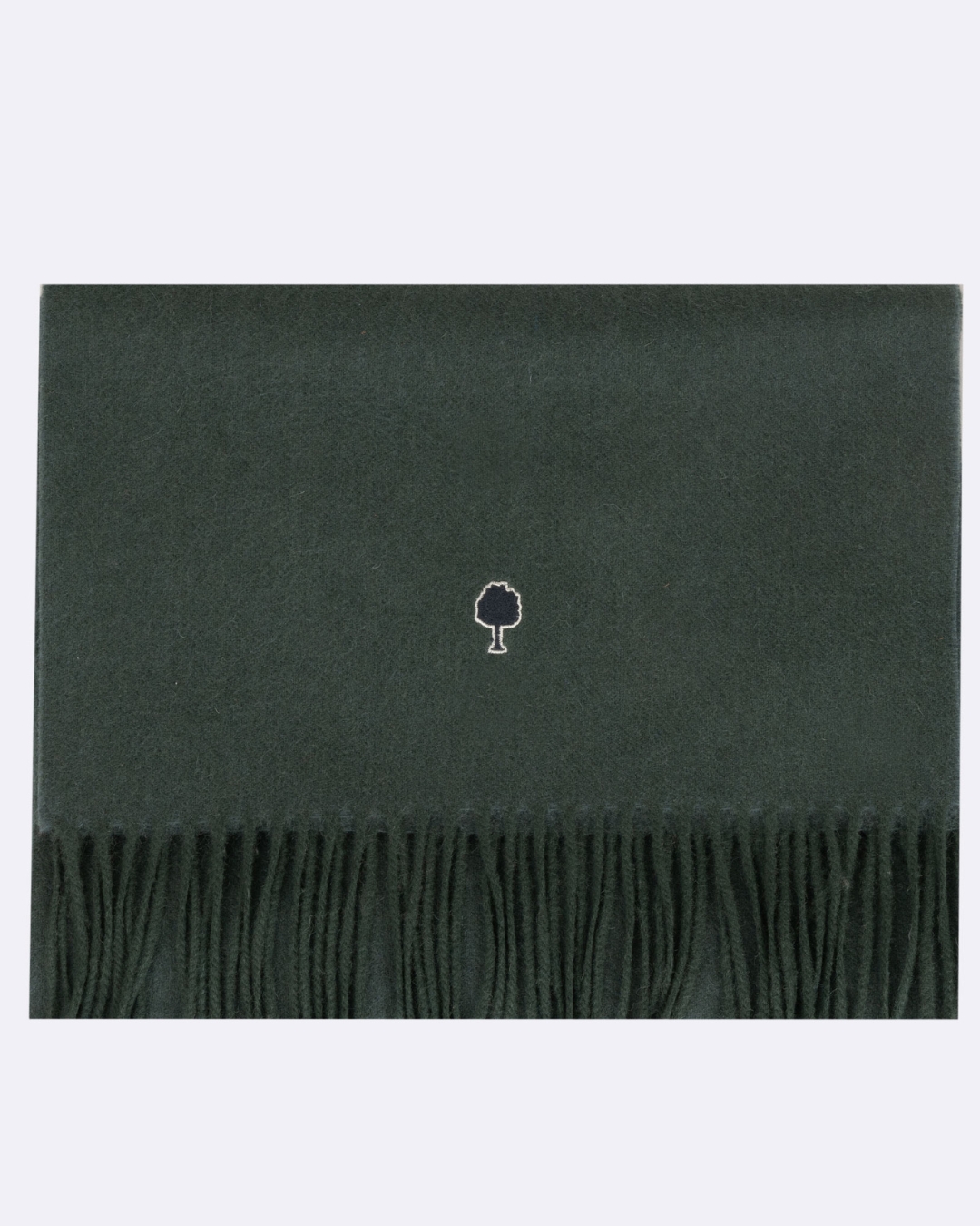 Echarpe vert foncé laine et cachemire - SCARF