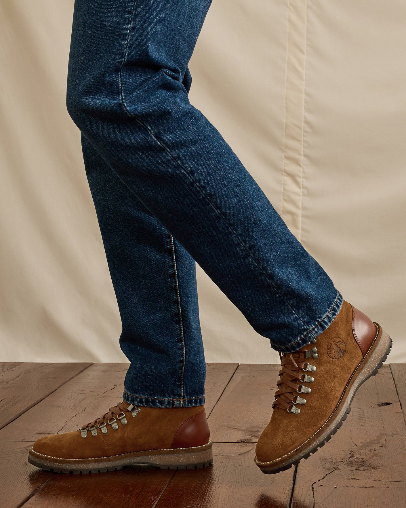 Boots camel cuir suède - HAWTHORN