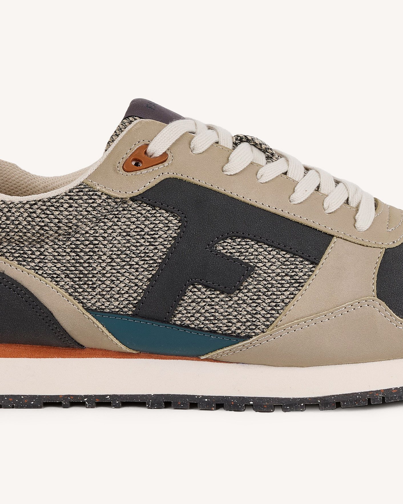 Baskets écru & vert clair - ELM