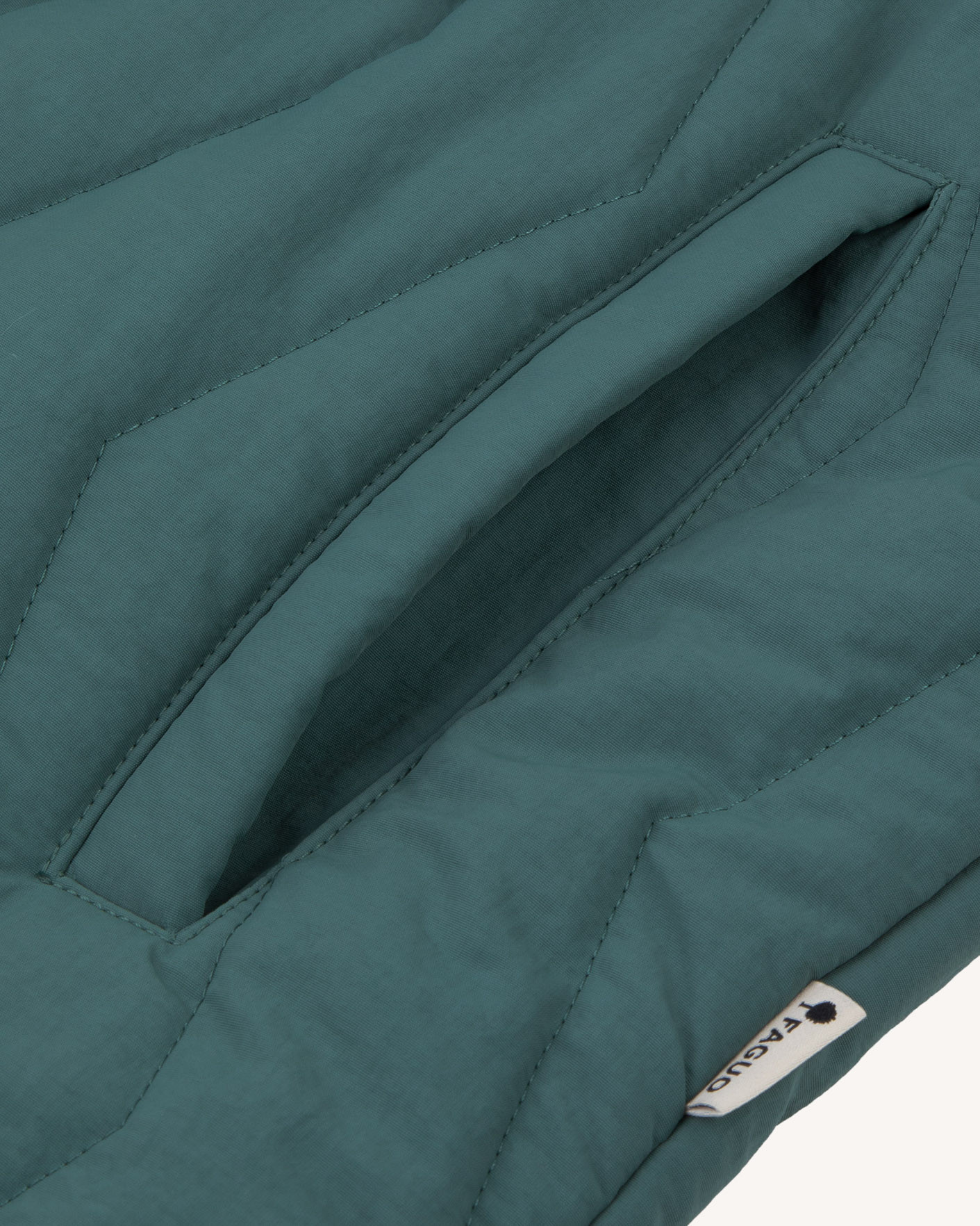 Veste en coton vert clair - OBERNAI