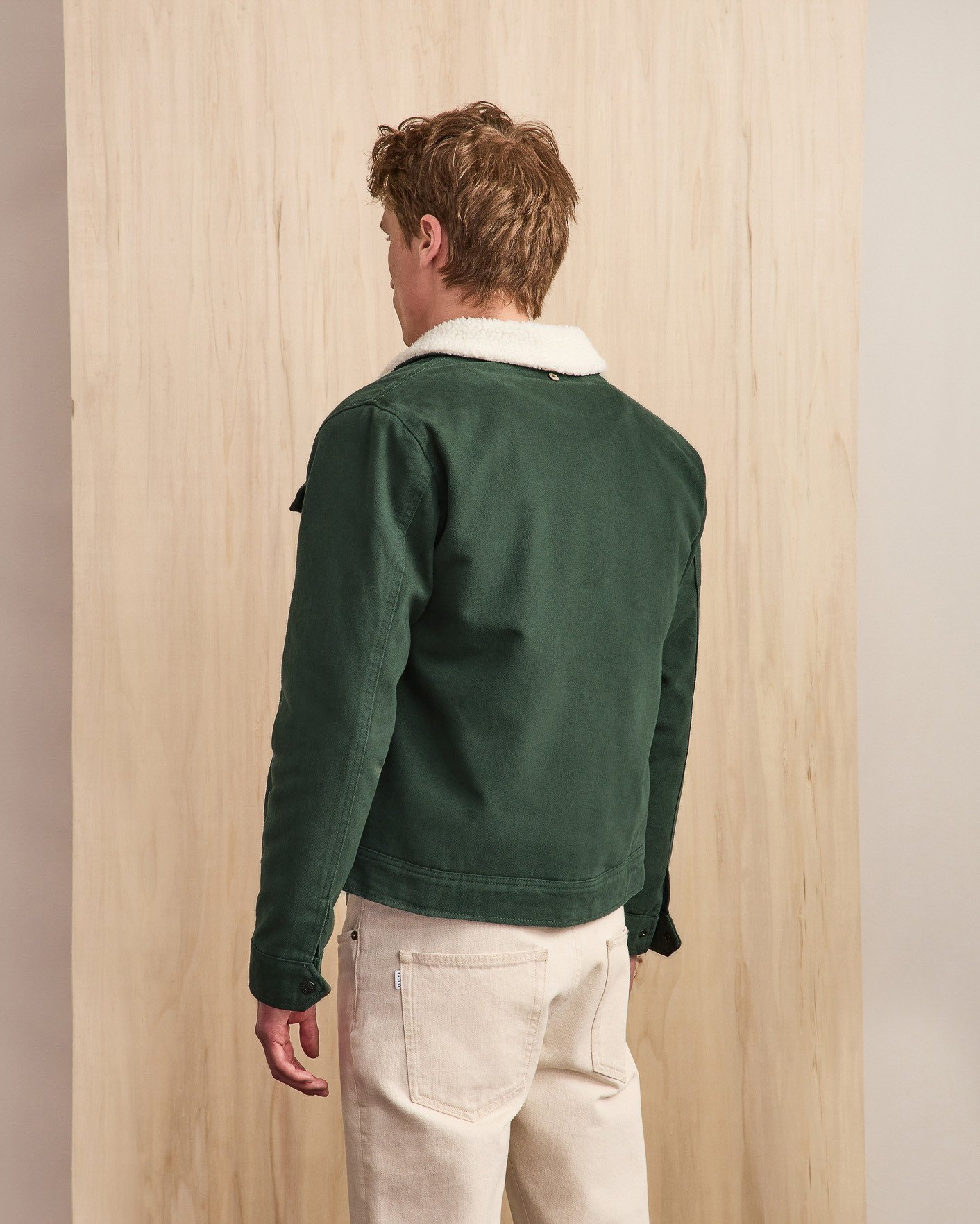 Blouson coton vert foncé - SEILLON