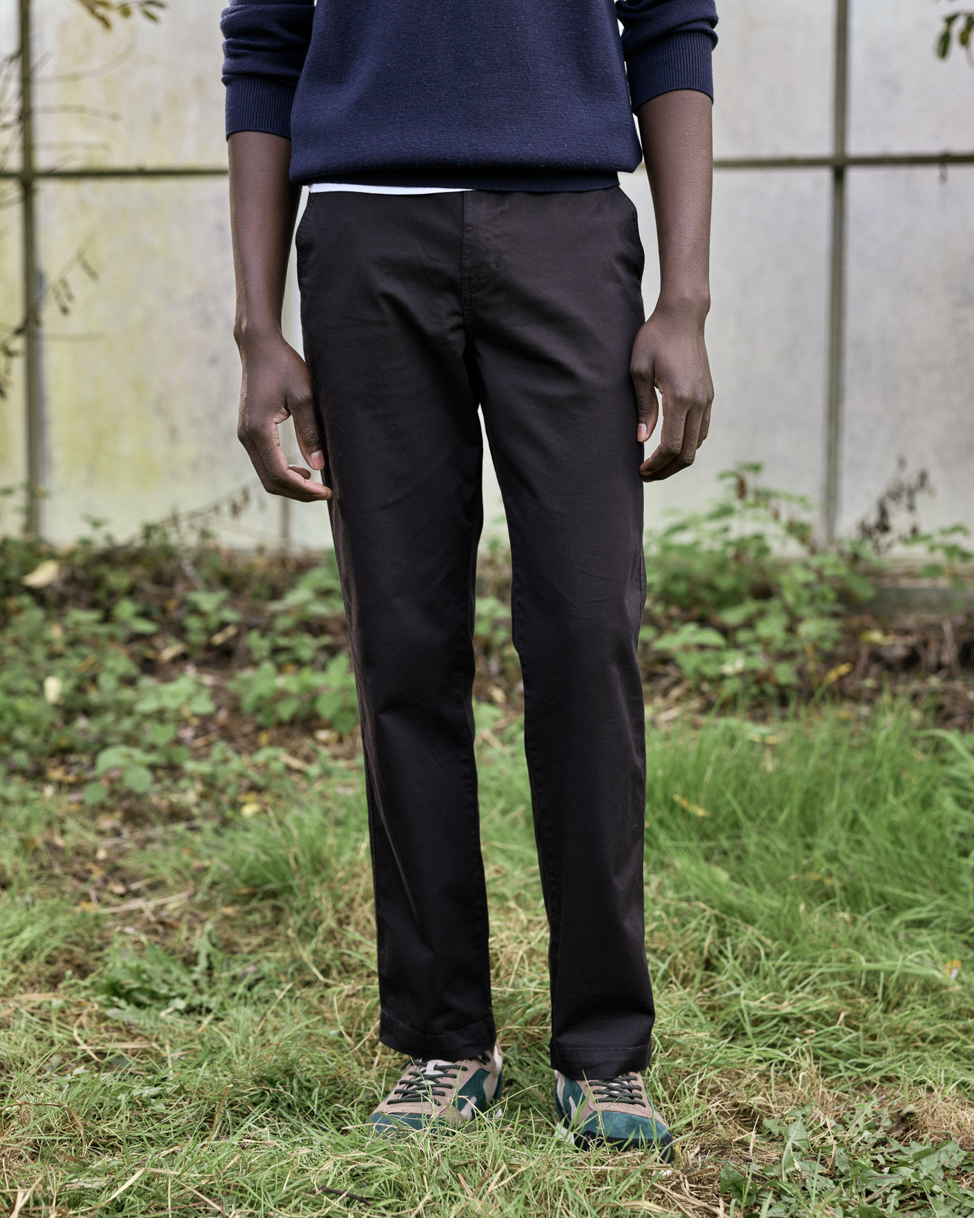 Chino noir coton - BRIX REGULAR