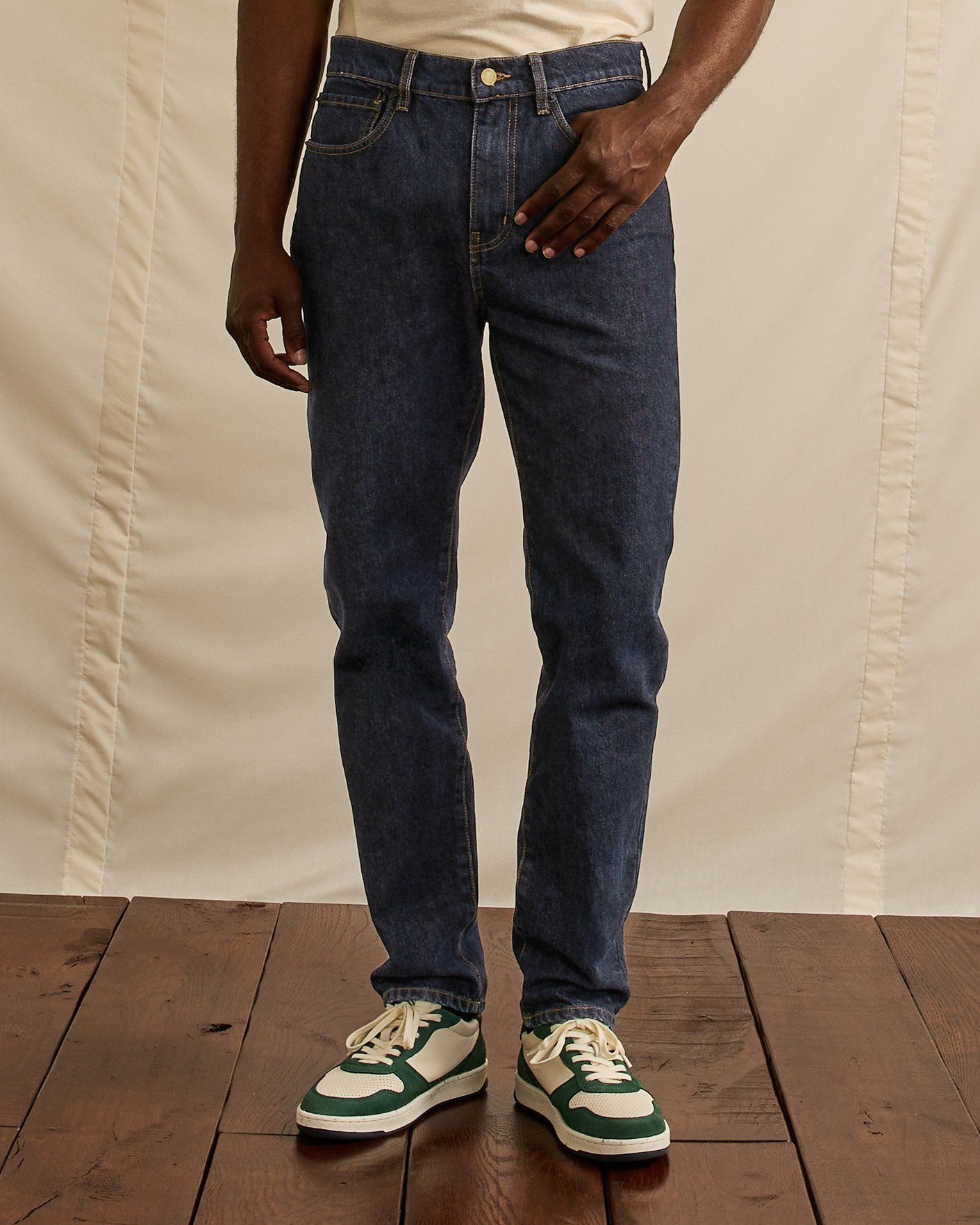 Jean tapered denim brut - TAPERED
