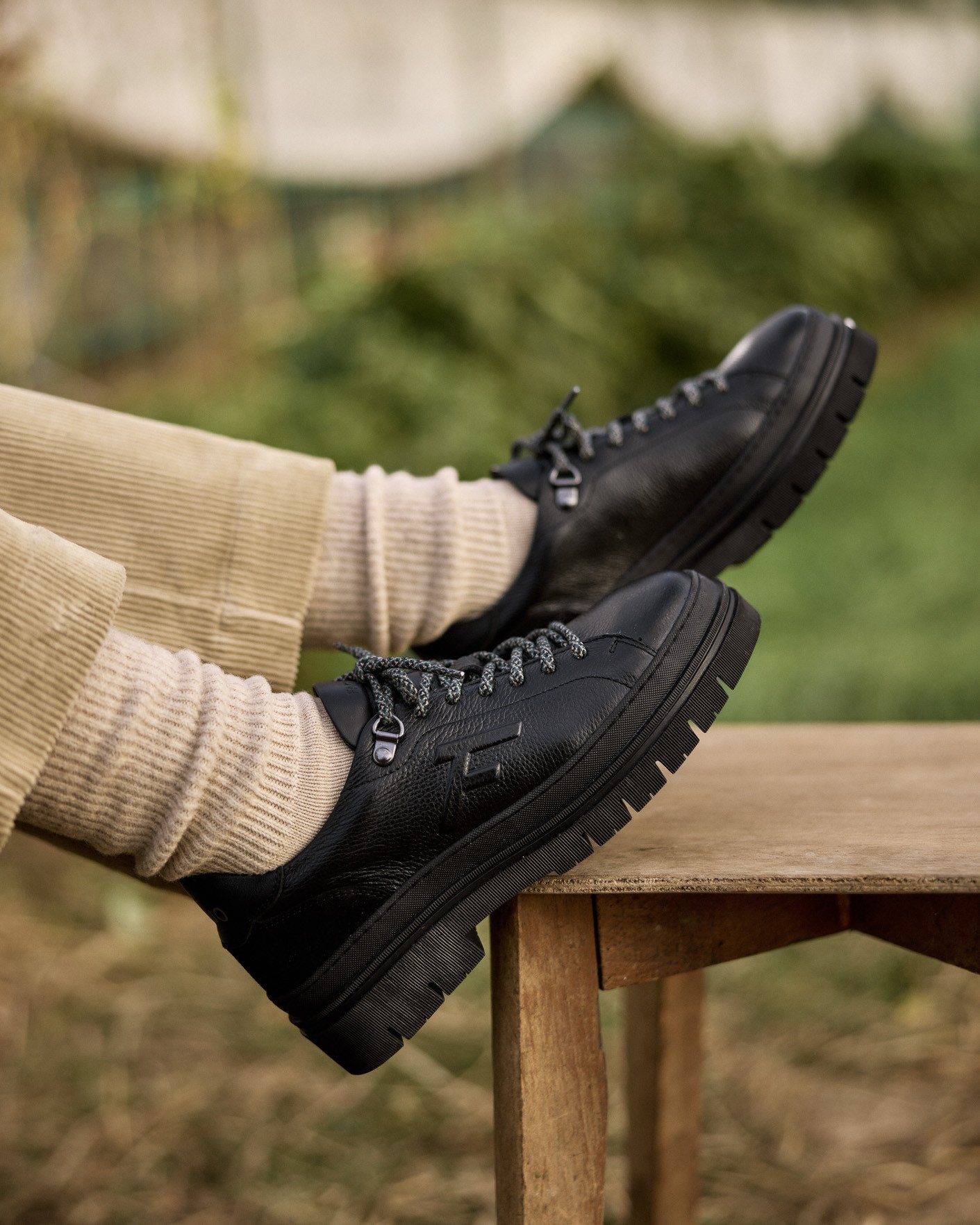 Chaussures noires cuir - MARBLEWOOD