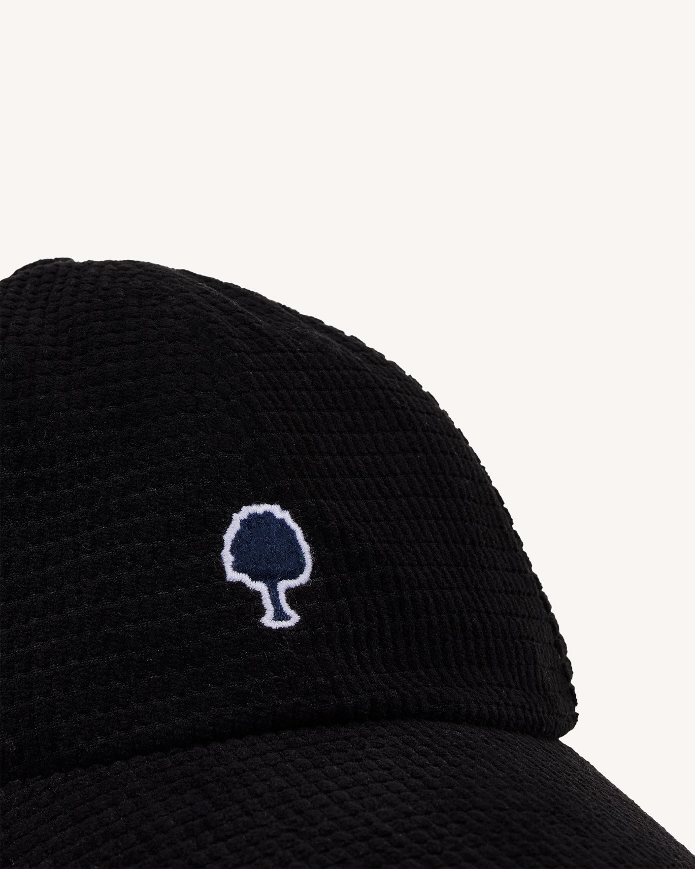 Casquette en velours noire - CAP