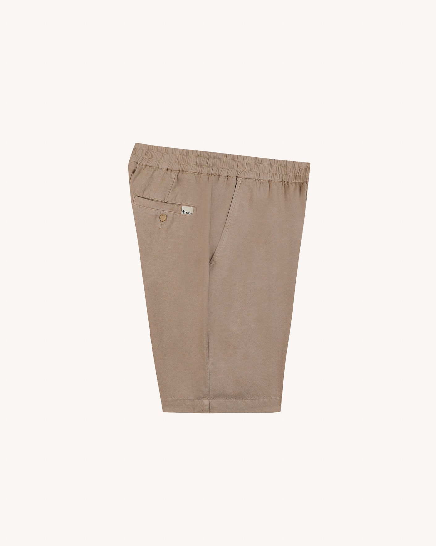 Short beige lyocell - CHEVRE