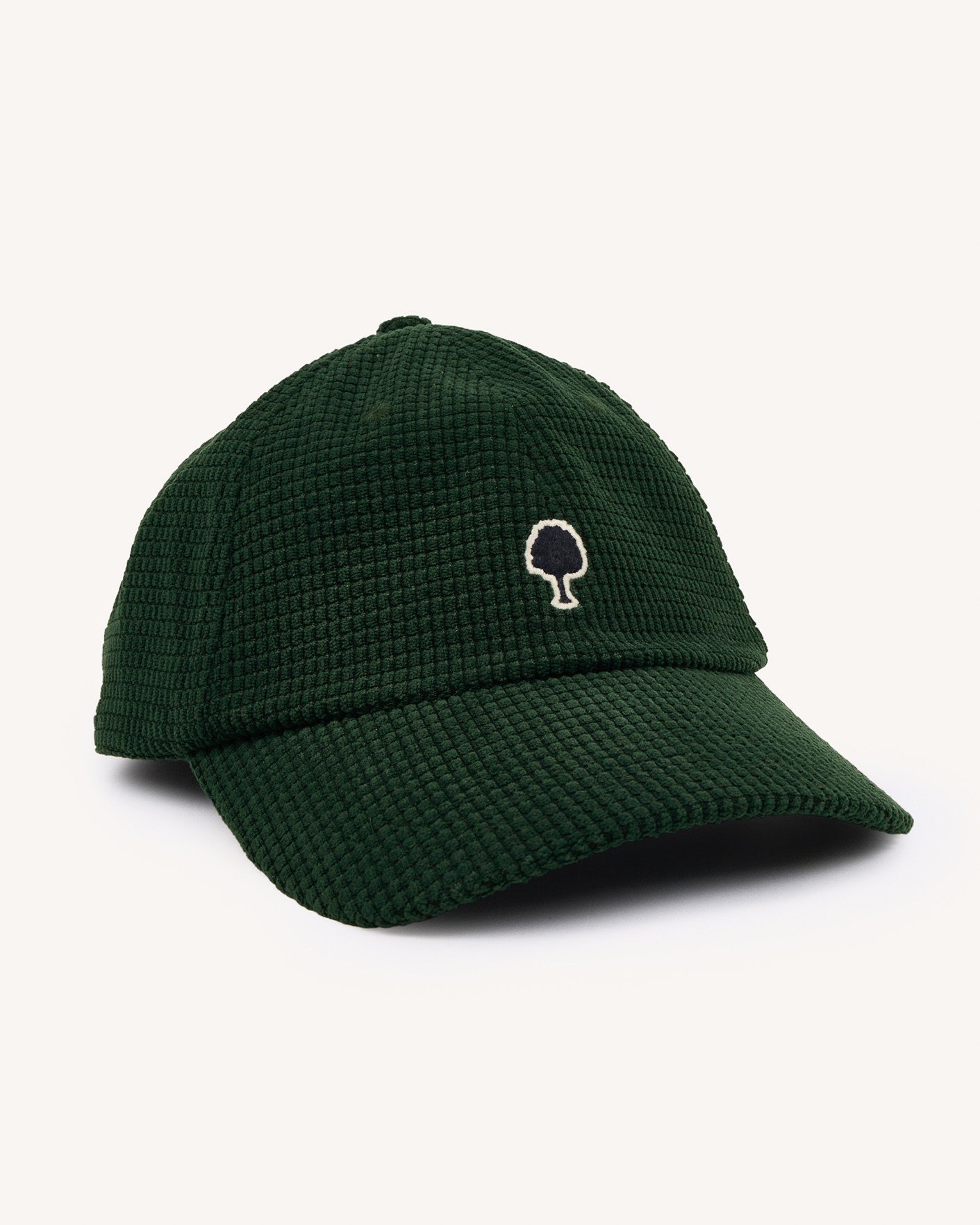Casquette en velours vert sapin - CAP