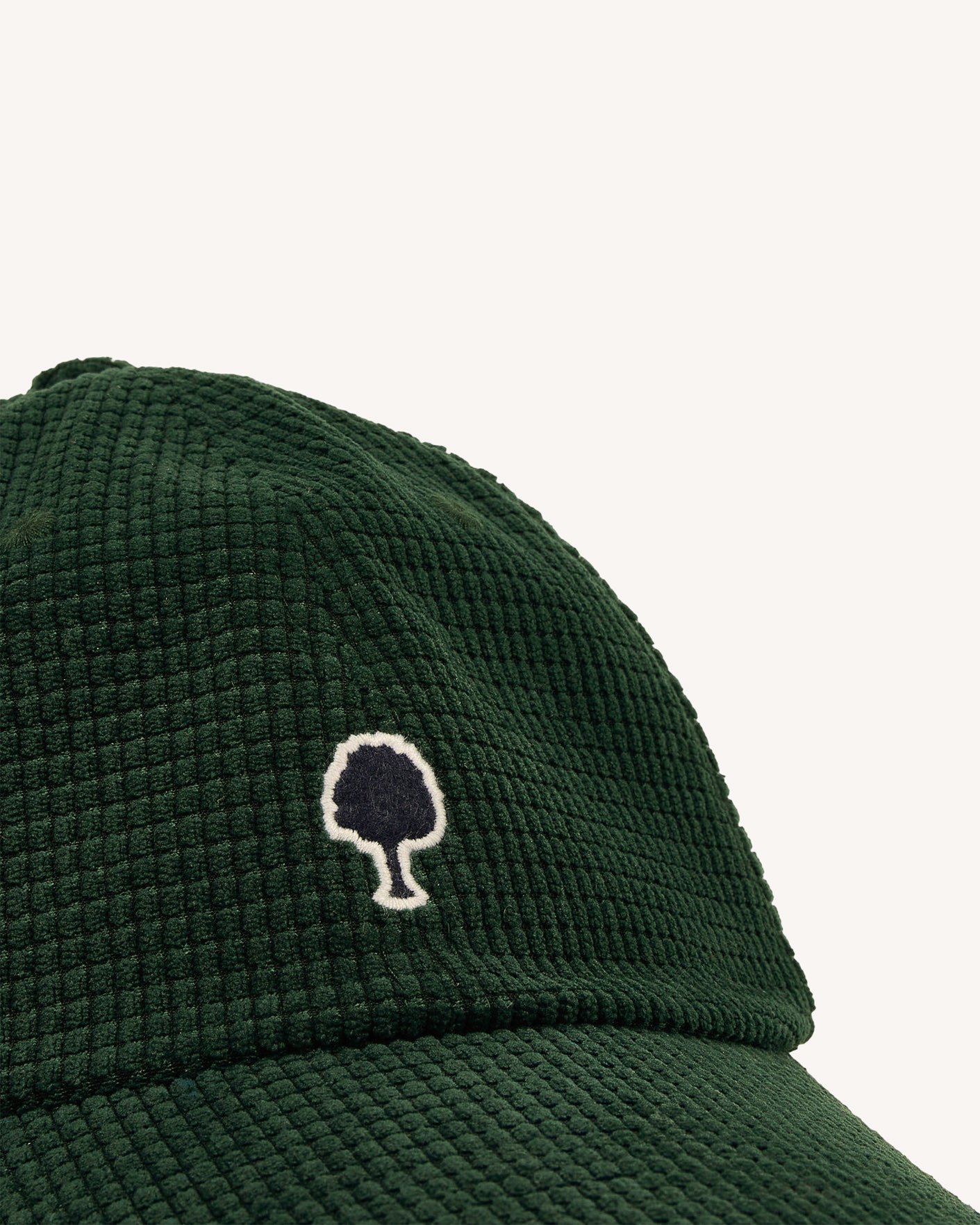 Casquette en velours vert sapin - CAP