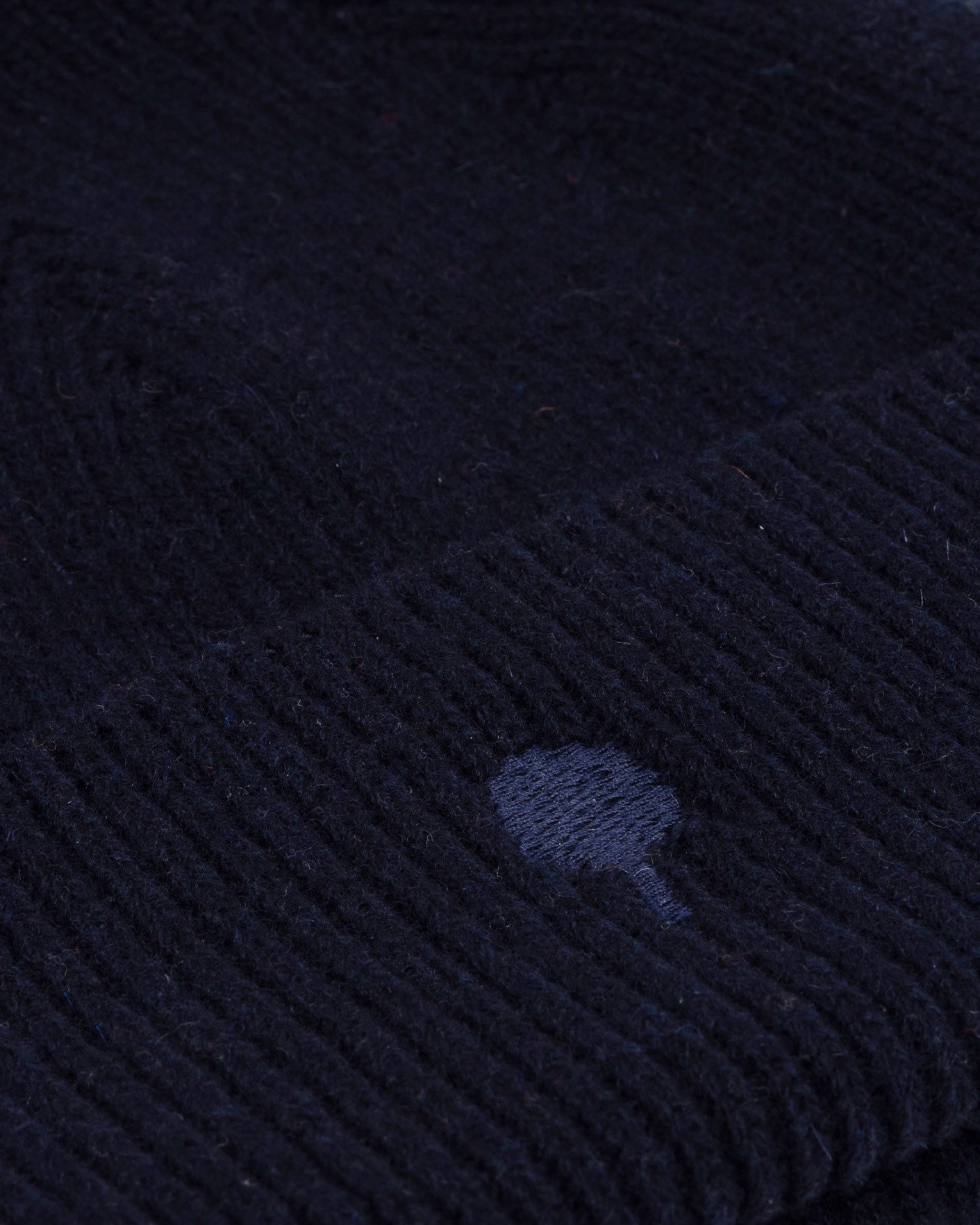 Bonnet bleu marine laine - BEANIE