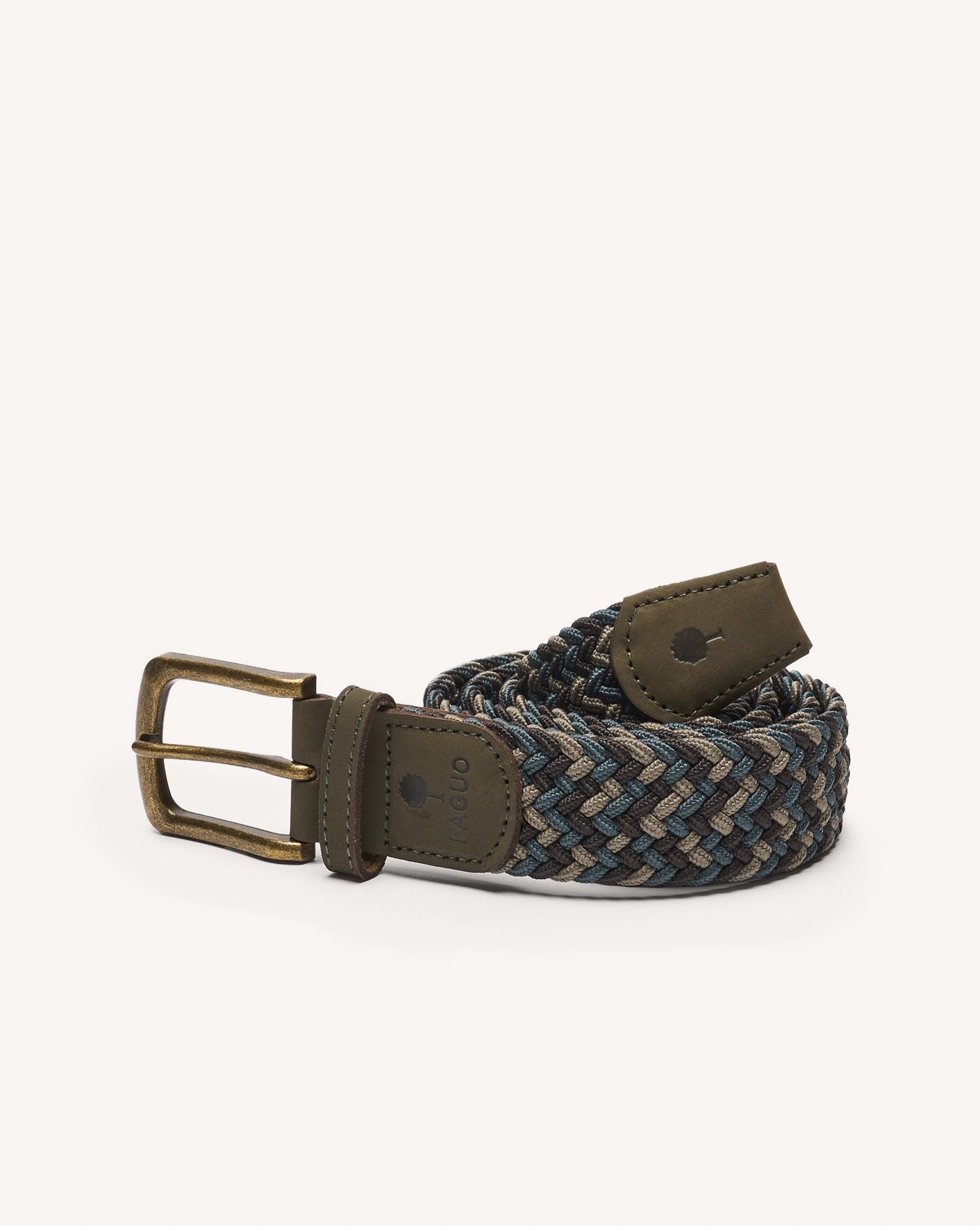 Ceinture bleu clair & beige - CLASSIC BELT